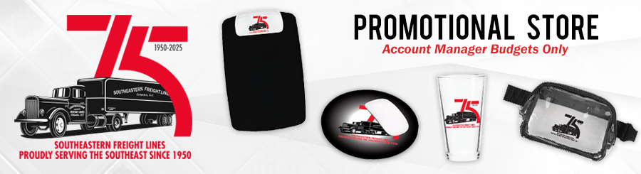 SEFL Employee Store Account Manager Budget Only. Promotional items.